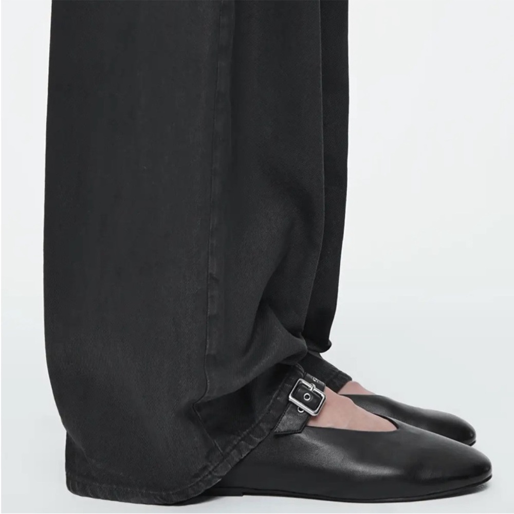 COS Black Leather Mary Jane with Buckle - Picture 2 of 11